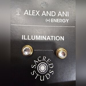 ​Alex and Ani Sacred Studs Post Earrings – Crystal Color Therapy (Illumination)